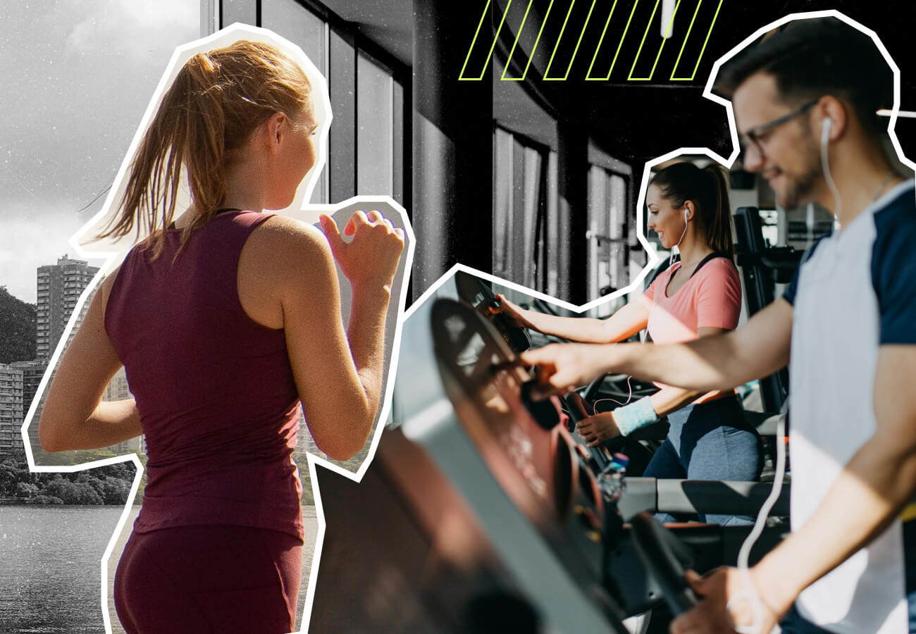 Running on a treadmill vs outside