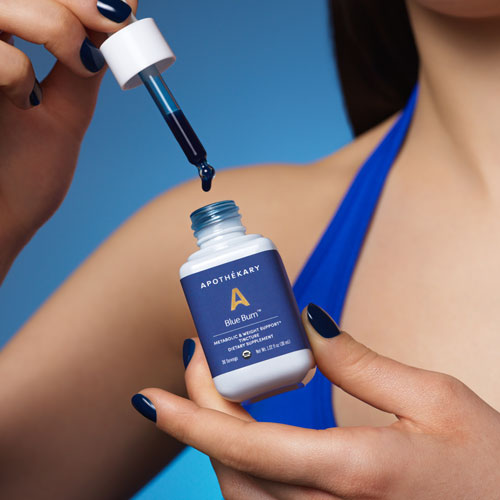 Apothekary Blue Burn